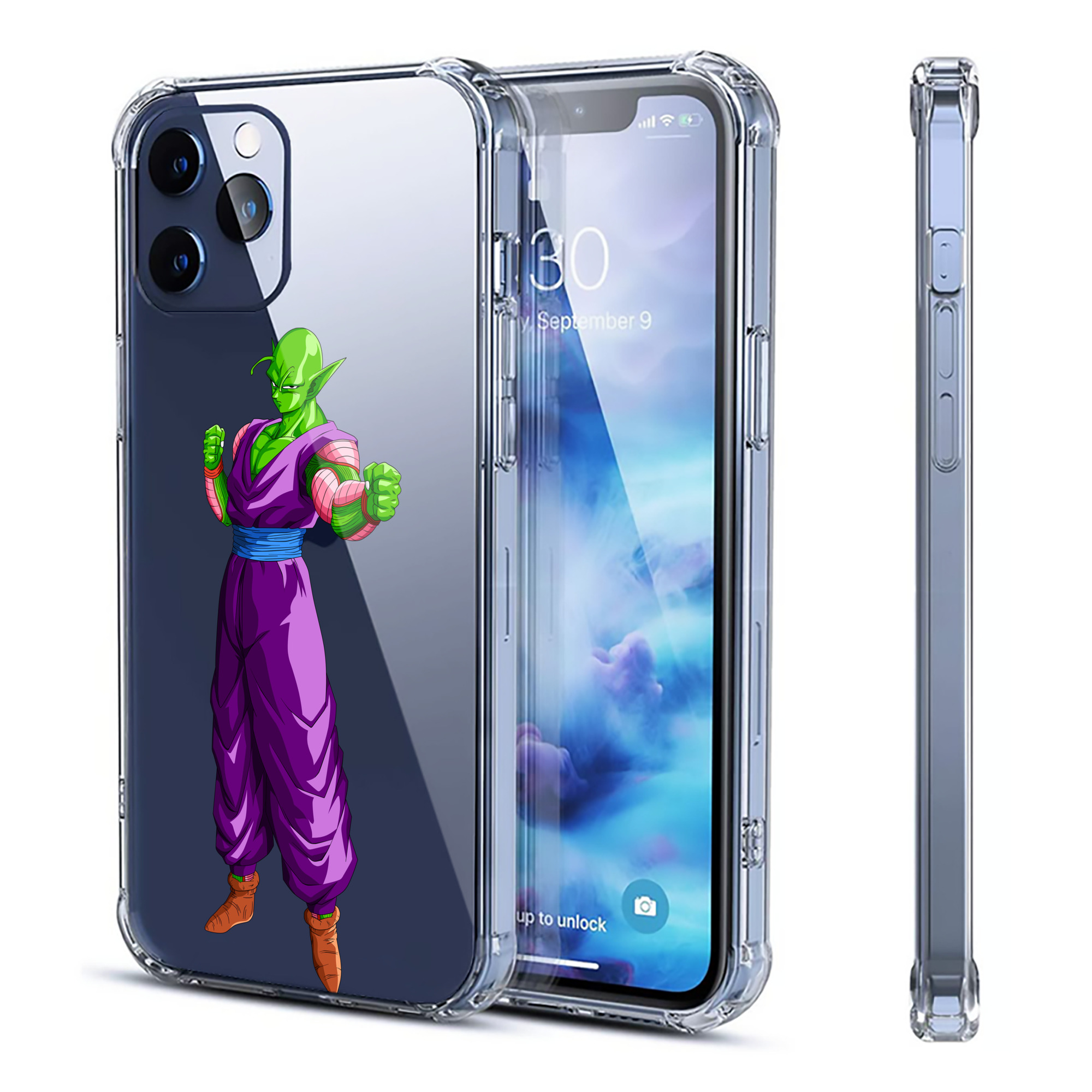 （画像用） ドラゴンボール ピッコロ DRAGON BALL Piccolo 【iPhone 12シリーズ対応】透明スマホケース（クリアソフトケース）